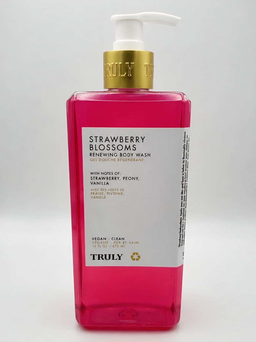 TRULY Strawberry Blossoms Renewing Body Wash - Pink